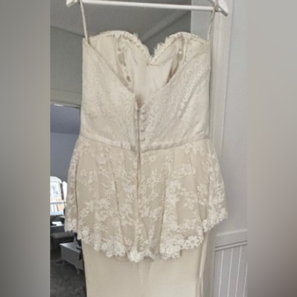 Mariana Hardwick Peplum Wedding Gown - Picture 7 of 9